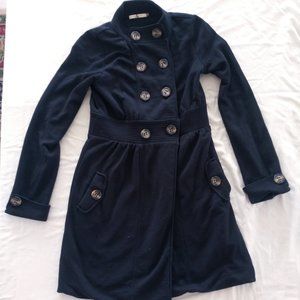 MIKE & CHRIS Women sz S small Black Coat Jacket